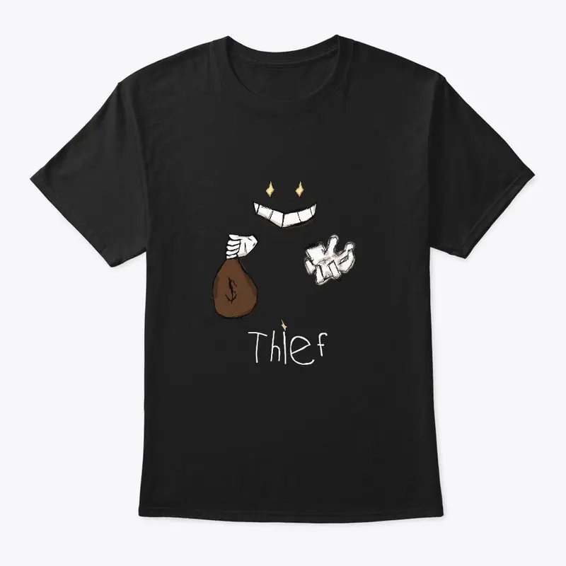 leftquiet thief tshirt